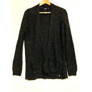 Mexx Women's Salt&Pepper Front Open Cardigan Sweater Size S